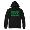 Chicago Flag lightweight hoodie black and green | Bandwagon Champs
