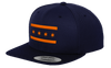 Chicago Flag Snapback Hat - Blue and Orange