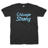 Chicago Strong black and blue t shirt | Bandwagon Champs