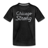Chicago Strong Chicago black and gray kids youth shirt | Bandwagon Champs