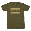Chicago Flag army green shirt | Bandwagon Champs