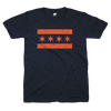 Chicago Flag blue and orange tshirt | Bandwagon Champs