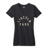 Lincoln Park Chitown womens merchandise Chicago clothing black v-neck Bandwagon Champs