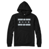 Chicago Flag Lightweight Hoodie Black and Gray