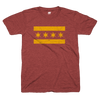Chicago Flag Maroon and Gold