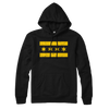 Chicago Flag lightweight hoodie black and yellow | Bandwagon Champs