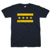 Chicago Flag teeshirt navy blue and yellow | Bandwagon Champs