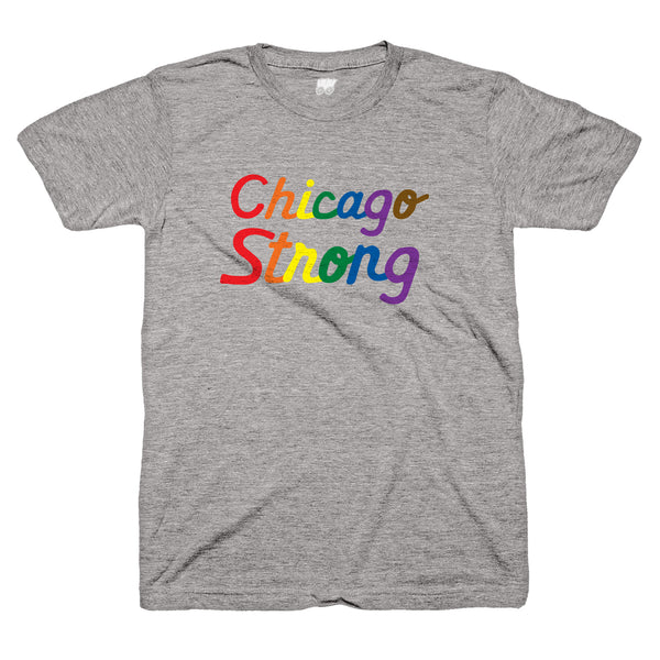 Chicago Strong rainbow pride shirt | Bandwagon Champs