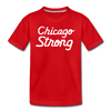 Chicago Strong red kids youth shirt | Bandwagon Champs