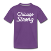 Chicago Strong purple kids youth shirt | Bandwagon Champs